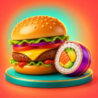 Glossy food and drink objects for the Food and Drinks deck